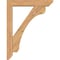 Ekena Millwork Legacy Slat Smooth Bracket w/ Offset Brace, Western Red Cedar, 5 1/2"W x 28"D x 36"H BKT0604X28X36LEC06SWR - alternate 4